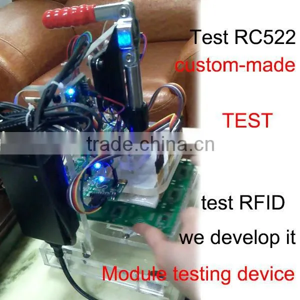 RF module testing tool custom-made test device for RC522 IC card reader board