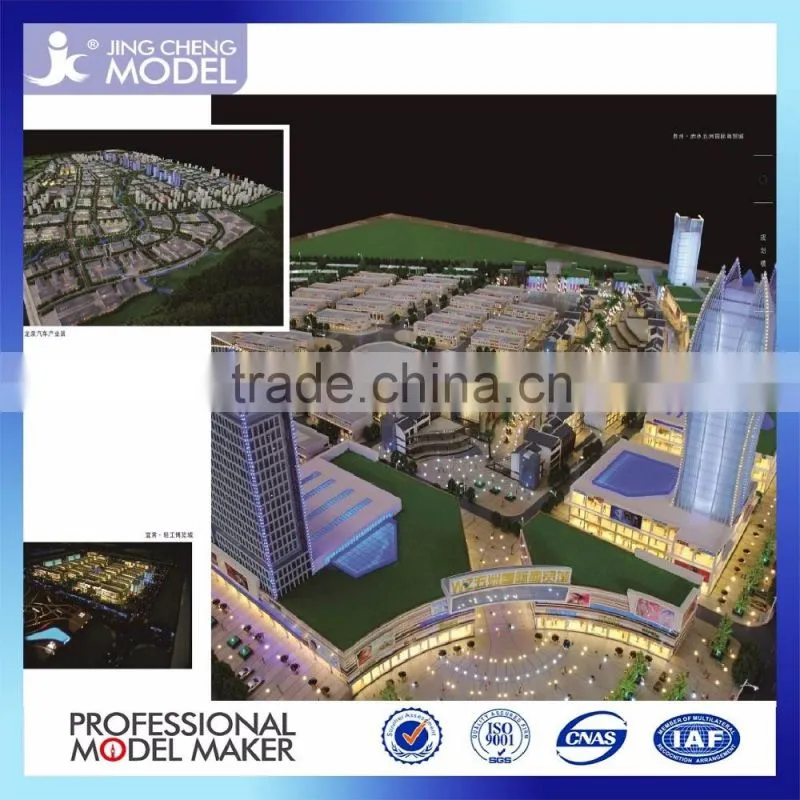 City planning model architectural model plastic model