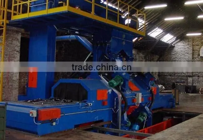 Wire mesh belt continuous shot blasting machines