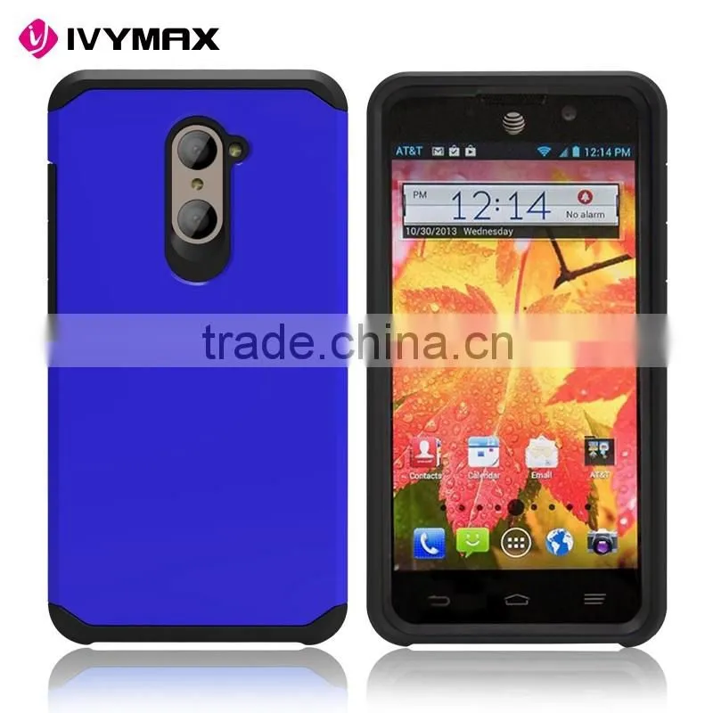 Heavy duty dual layer hybrid mobile phone case accessories for ZTE z988