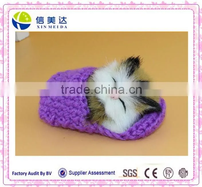 The simulation little cat plush toys/keychain plush toy/toy slipper