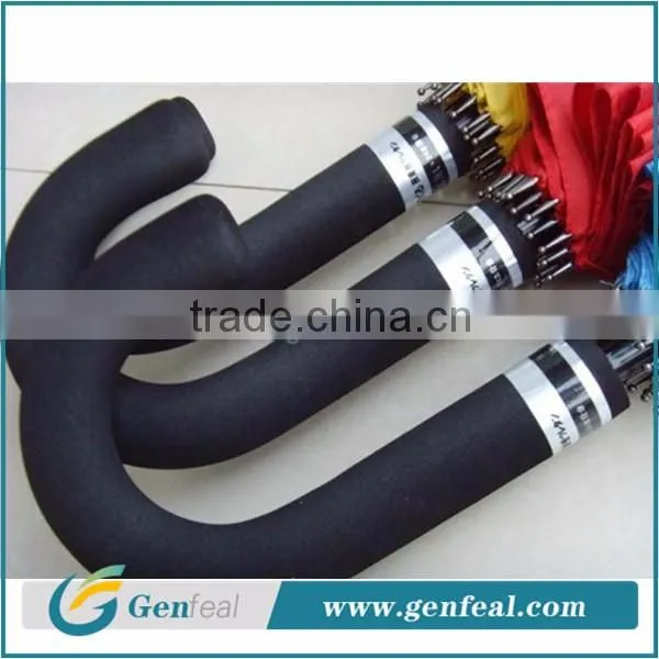 24k ribs standard size outdoor promotional straight umbrellas for rain