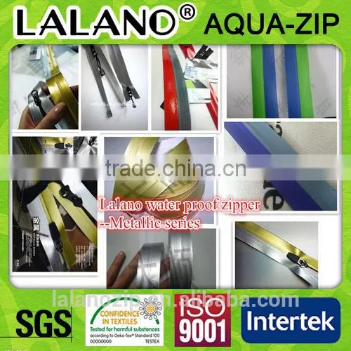 NO.7 TPU nylon waterproof zippers manufacturer with certificate in assorted colors
