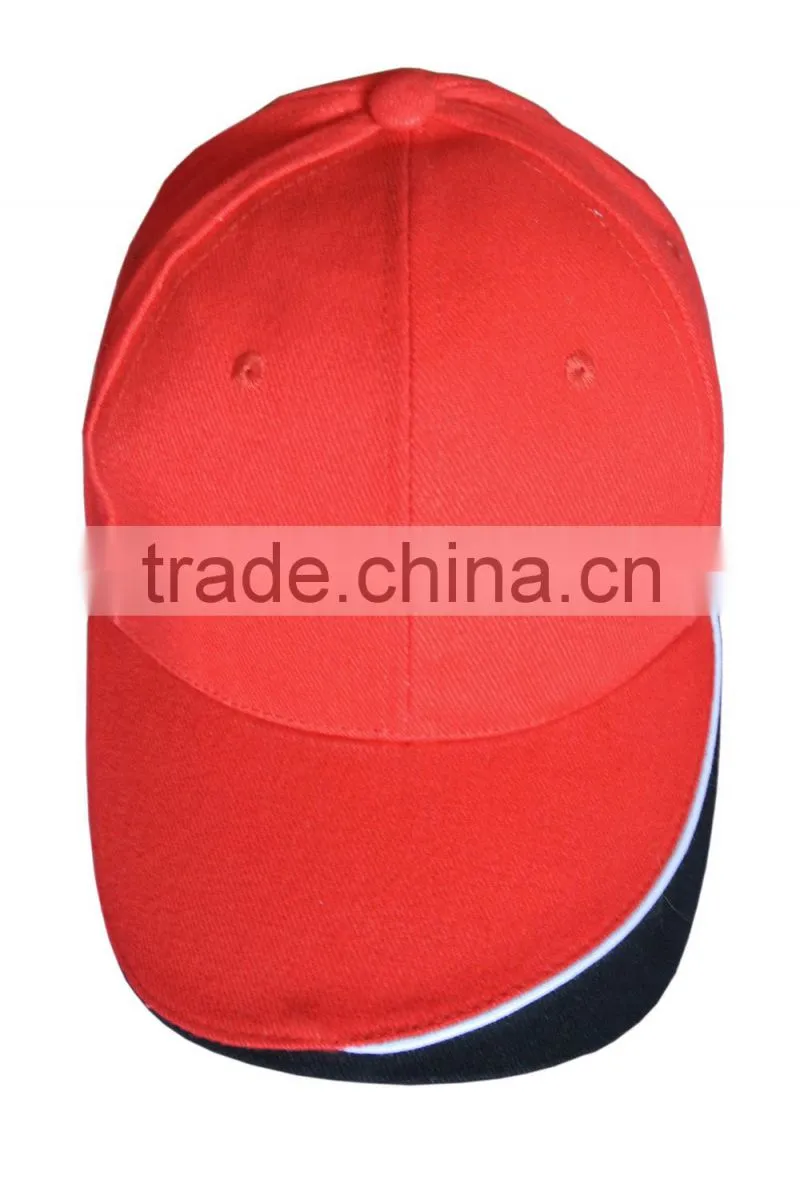 Prmotional two tone color basic baseball cap