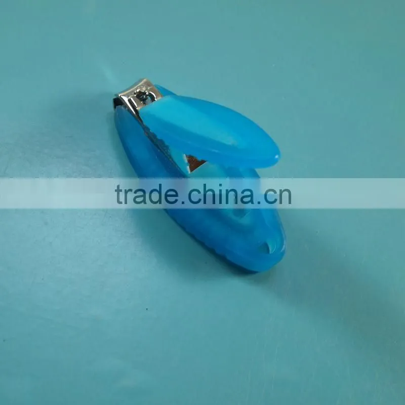 ZJQ-044 Carbon steel with plastic holder fashionable nail cutter