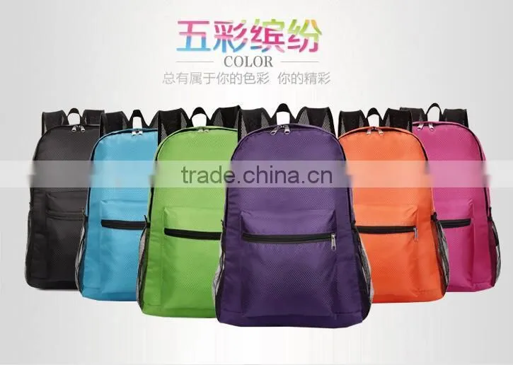 Hot selling folding backpack / fashion waterproof backpack / sport backpack