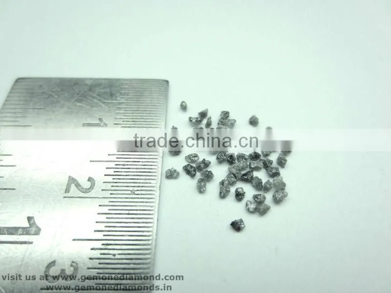 Black Color Uncut Rough Diamond For Jewelry and Tools