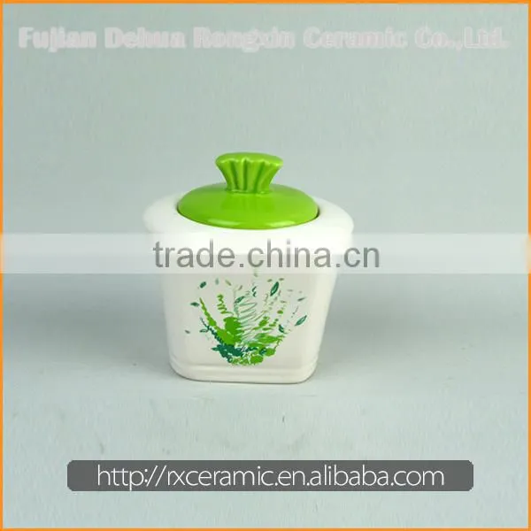 China Professional Manufacturer Low Price porcelain condiment container