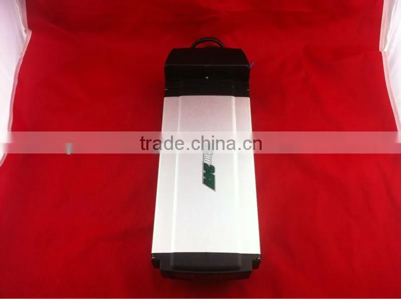 li ion battery pack 24v 10ah rear rack battery pack for electric bicycle