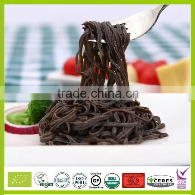 black bean dry organic noodles