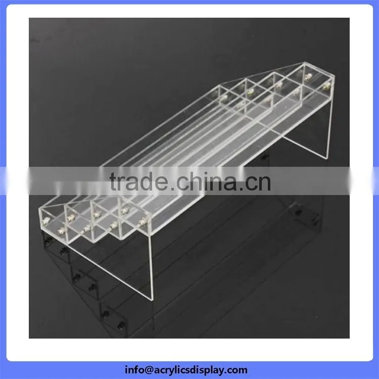 New coming useful floor acrylic nail polish display shelf