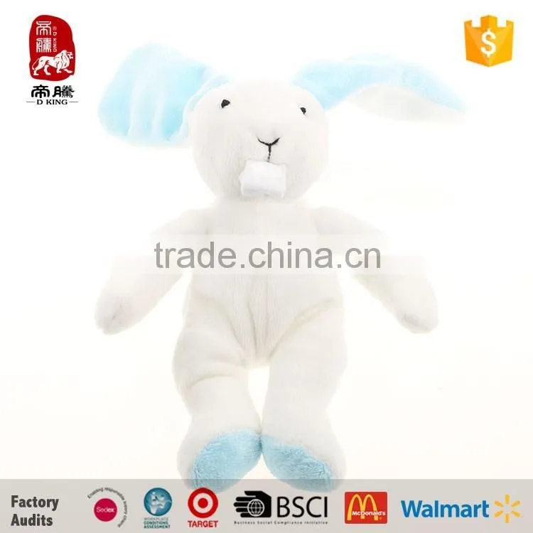 wholesale custom baby toys lovely animal rabbit pacifier clip OEM