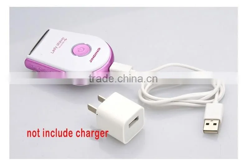 Lady Shaver For Hair Removing Blade With USB Cable