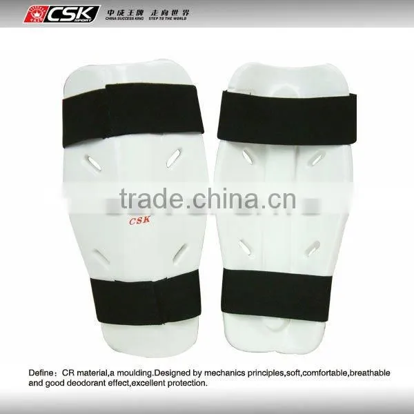 Formed taekwondo shin guards
