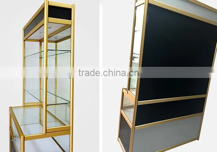 Jewelry/mobile counter display case /showcase size Customized