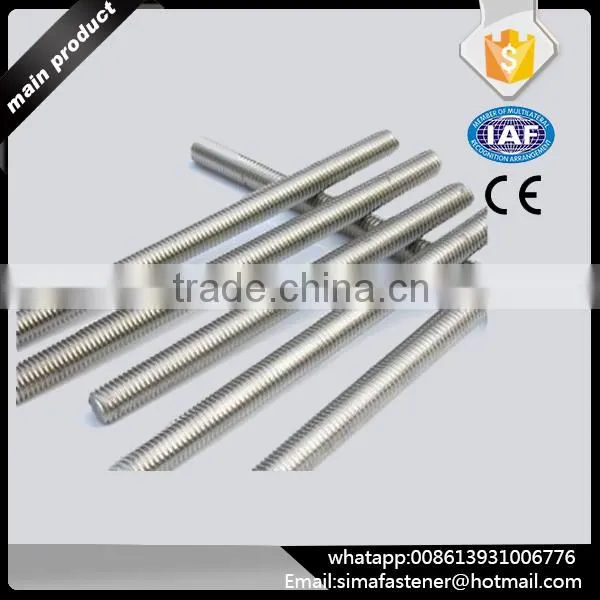DIN975,DIN976,ANSI Standard Air Cored Threaded Rod