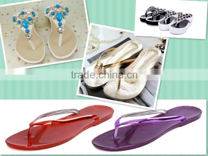 customized tpu electroplating shoe upper lady sandal accessory
