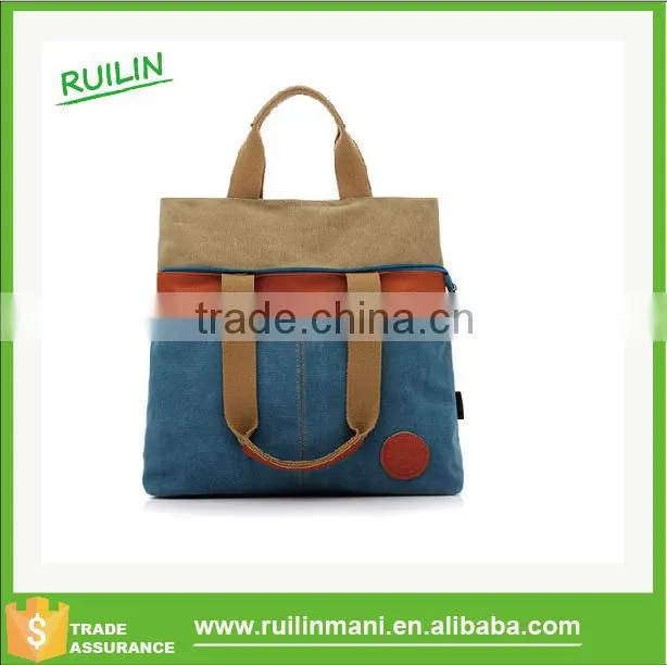 2015 Direct Ladies Canvas Handbag Manufacturers Wholesale