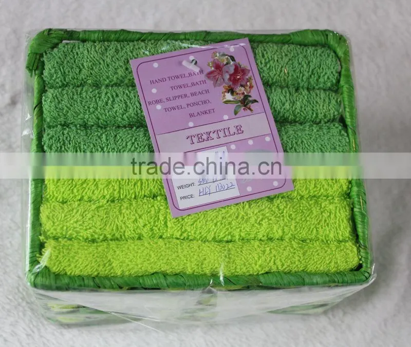 New spring lovely terry cotton basket towel,gift towel,face towel