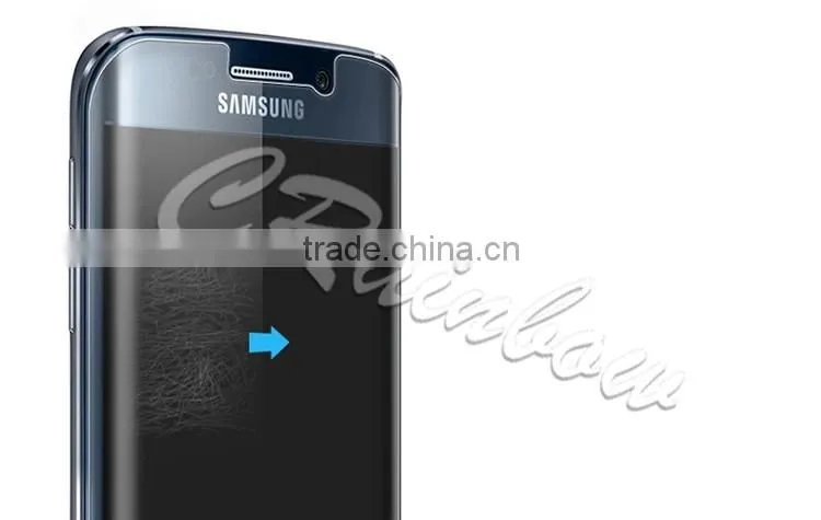 Cheap Full Curved PET screen protector for samsung S6 edge plus