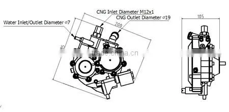 cng kits reducer