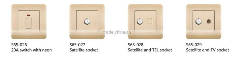 Residential / General-Purpose Application and Standard Grounding Grounding switched power socket
