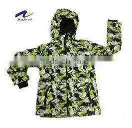 breathable waterproof kid hiking jackets