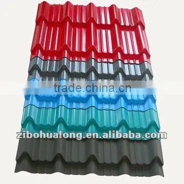 corrugated aluminum plate in construction building material