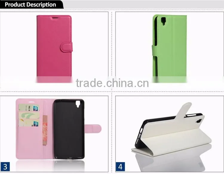 For Bluboo Maya Leather Case, Litchi Skin Wallet Leather Flip Case For Bluboo Maya Cell Phone Accessories