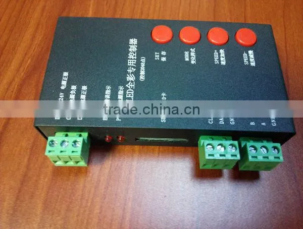 full color 2000 pixels low cost sd card led pixel controller