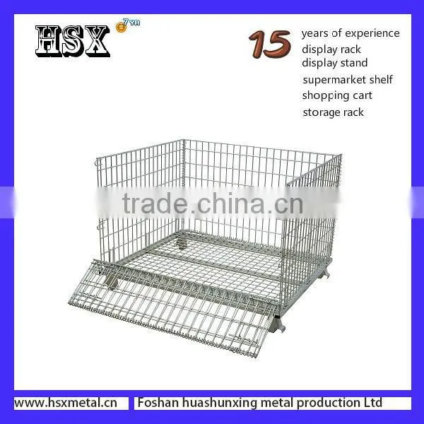 metal foldable storage promotion wire rack