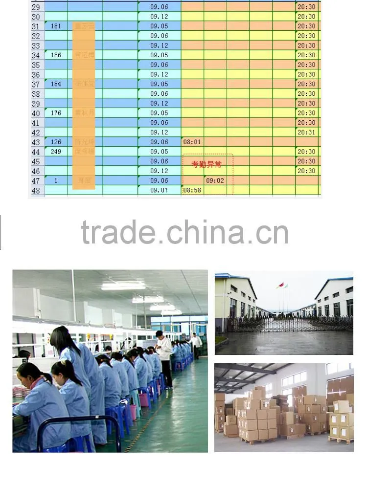 OC007 4.3 inch Free Software Face Recognition Time Attendance System