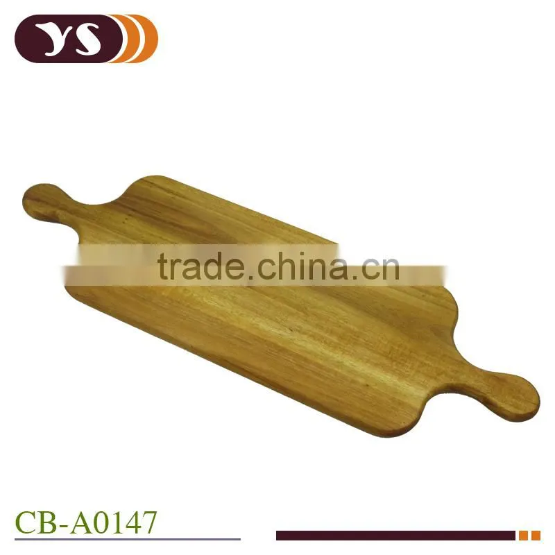 Two handle acacia serving board