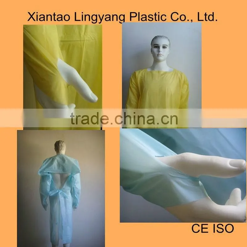 CPE Sterile Surgical Gown Thumb Hole