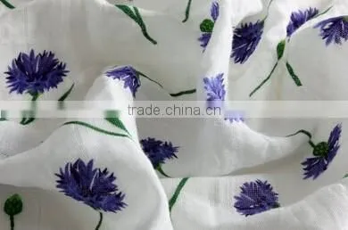 Baby Muslin Wrap swaddle Blanket 100% Organic Cotton After washed Baby muslin swaddle