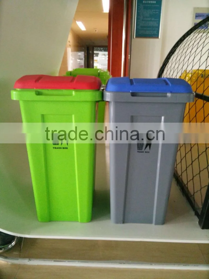 50 liter outdoor plastic garden waste trash bin