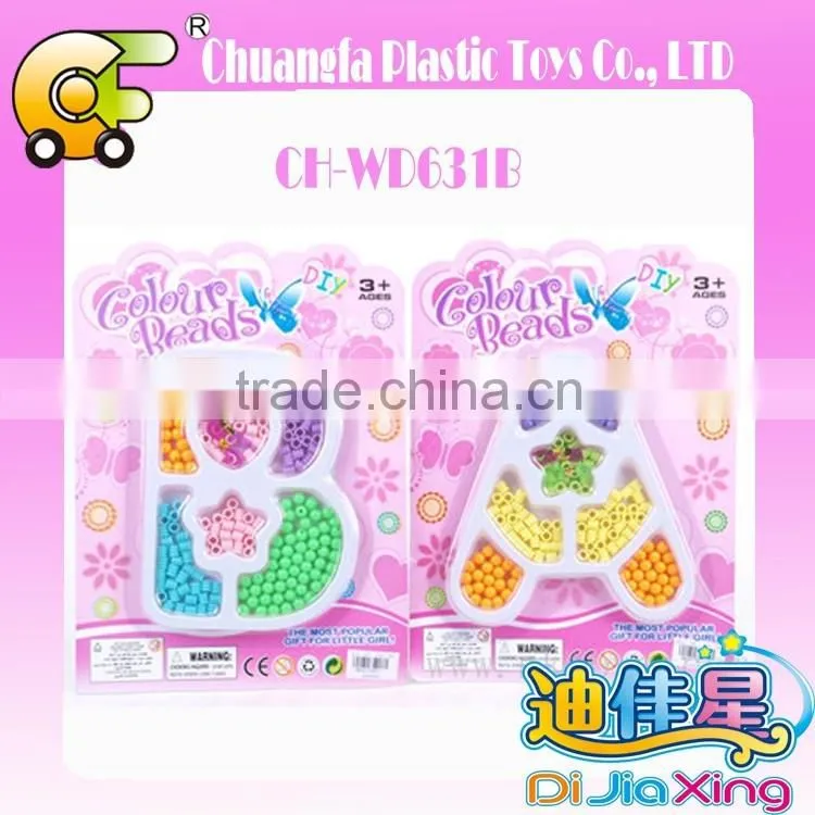 New Design DIY Plastic beaded bracelet kids diy crafts
