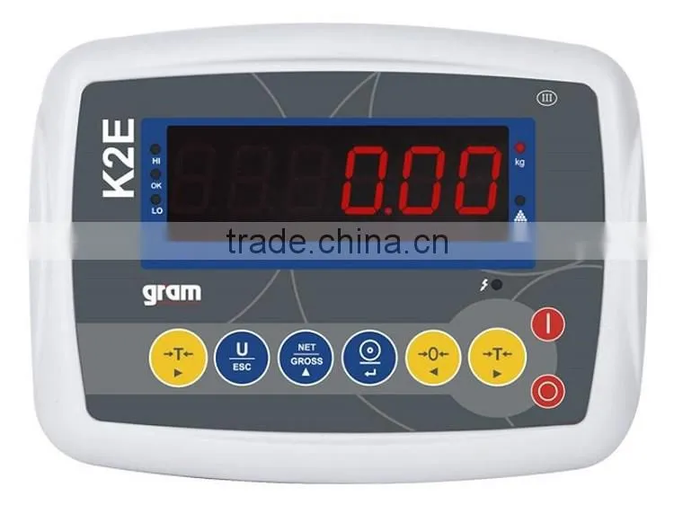 2016 Hot Sales K2E Platform Scale Indicator with Piece Counting Function