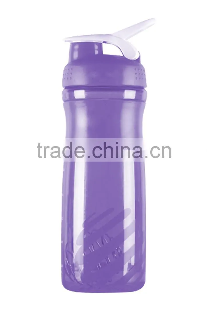 2015 New Arrival Plastic Bpa Free shaker bottle/Protein Shaker Bottle/Custom Logo Shaker Bottle