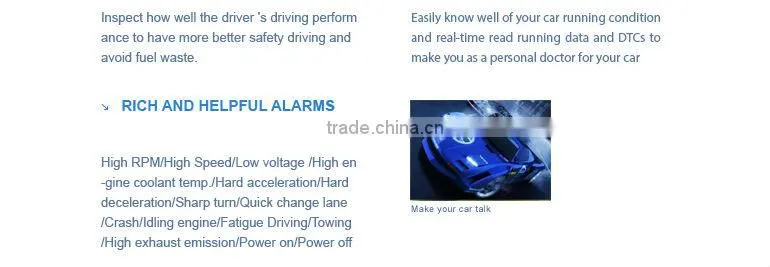 Bluetooth obd ii scan tool for diesel gasoline car truck