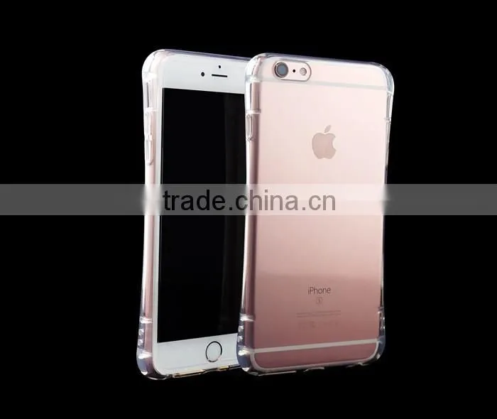 4.7 Inch Shockproof Transparent TPU Funky Mobile Phone Cover Case