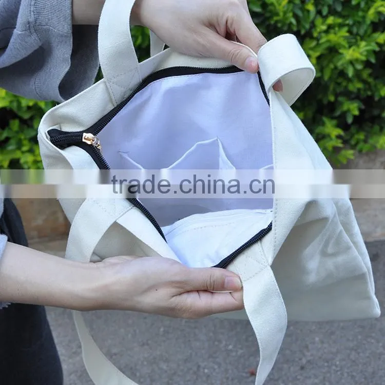 2016 plain shoulder bags and handbags shopping tote shoulder bags for woman