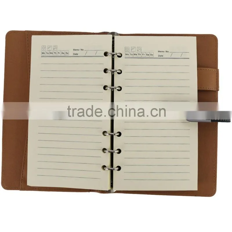 Plaro pu cover agenda organizer personal organizer notebook