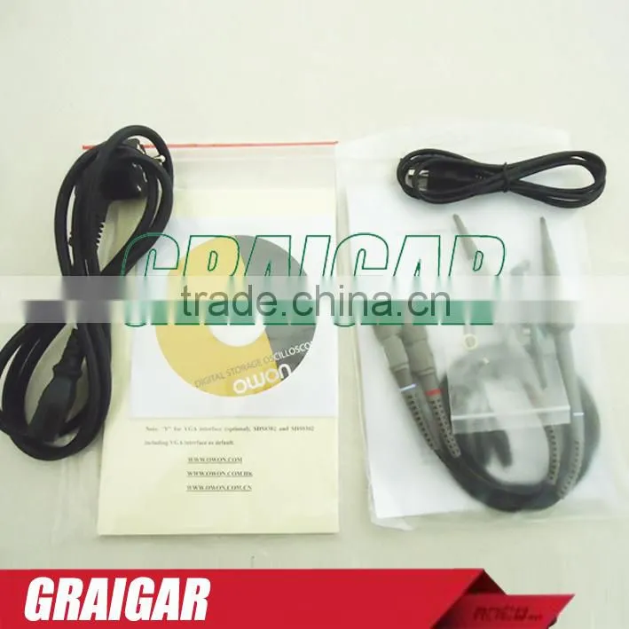 OWON SDS8302 digital oscilloscope 2 + 1 channel and 300MHz ,2.5GS/s