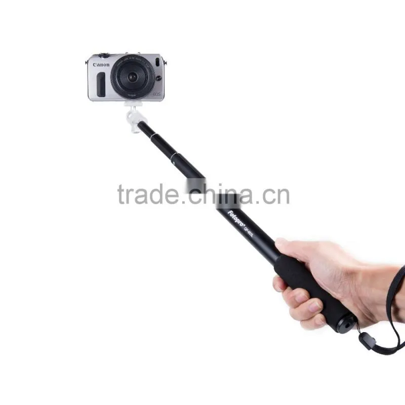 Fotopro Wholesale monopod on stock extendable selfie stick for mobile phone fast delivery colorfull cable selfie stick