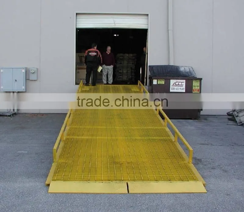 Hydraulic mobile heavy duty loading dock ramp