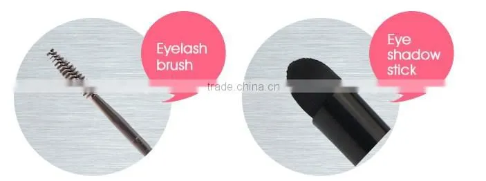 12PCS COSMETIC MAKEUP WOODEN HANDLE BRUSH SET