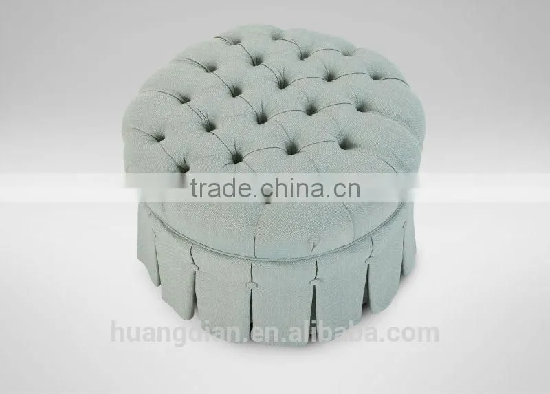 modern 2015 new design home use fabric ottoman Moroccan pouf