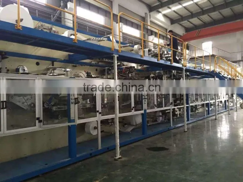 New Technology Baby Diaper Manufacturing Machine Price(CE/ISO9001 APPROVED)