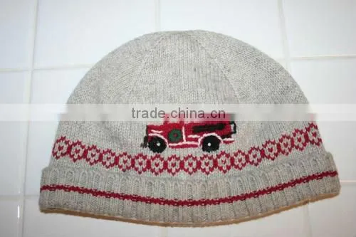 Custom Dot Oversized Knit Beanies Hats